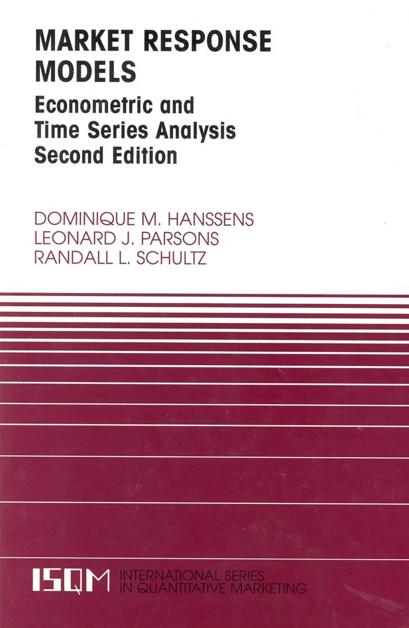 Cover: 9781402073687 | Market Response Models | Econometric and Time Series Analysis | Buch