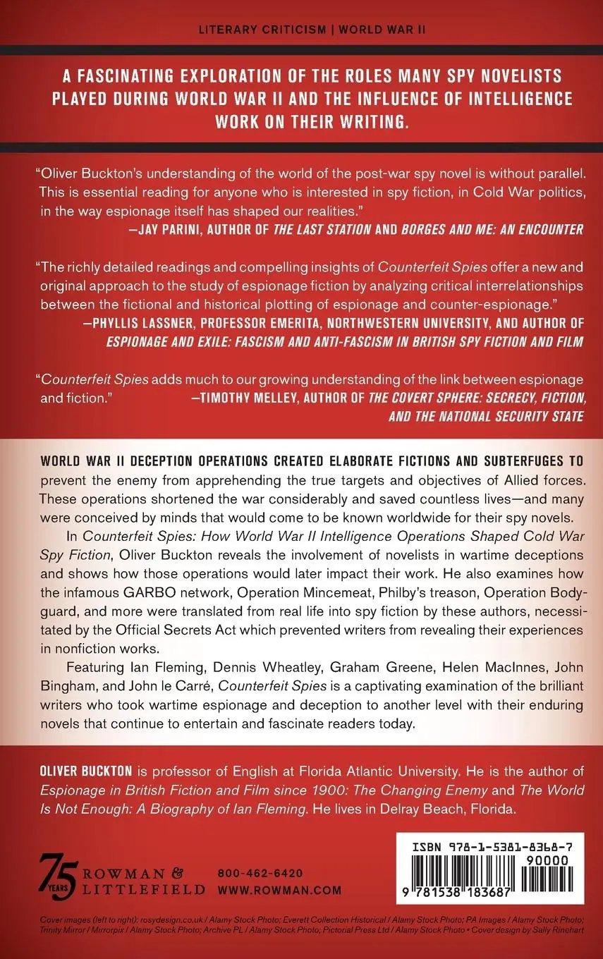 Rückseite: 9781538183687 | Counterfeit Spies | Oliver Buckton | Buch | Englisch | 2024