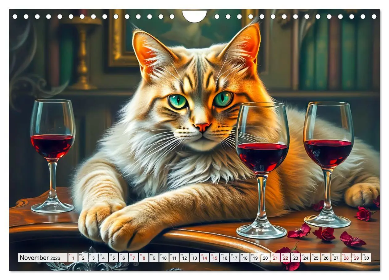 Bild: 9783457253687 | Klassische Katzenporträts - Katzen in opulenten Stillleben...