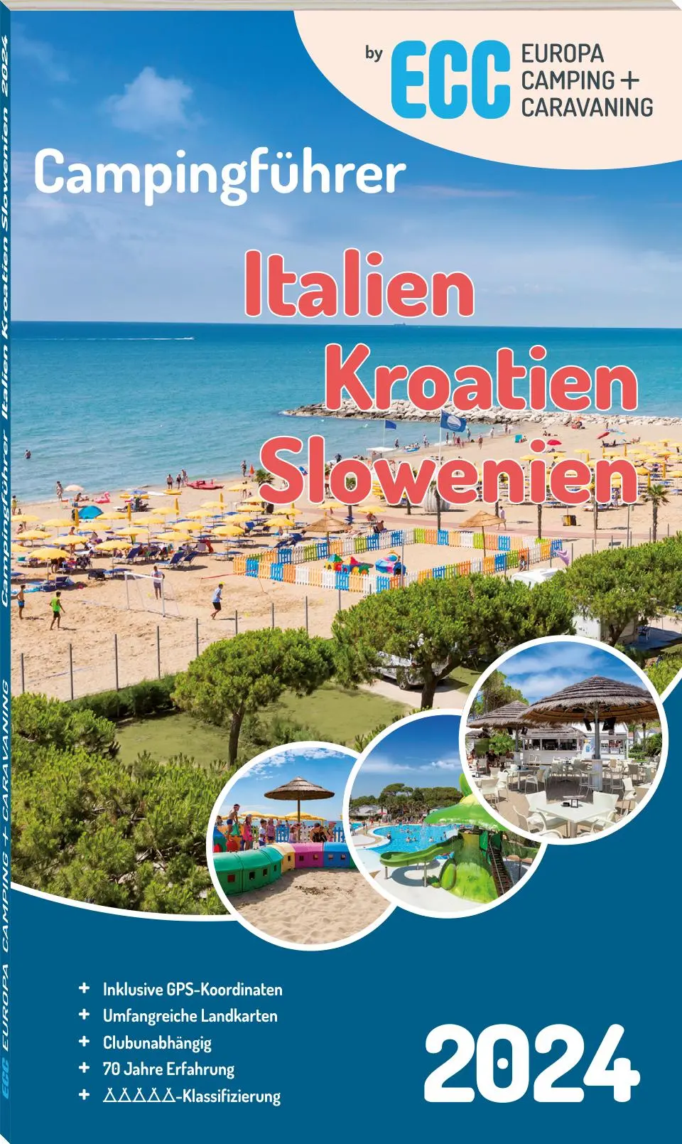 Cover: 9783795603687 | ECC Campingführer Italien / Kroatien / Slowenien 2024 | Taschenbuch
