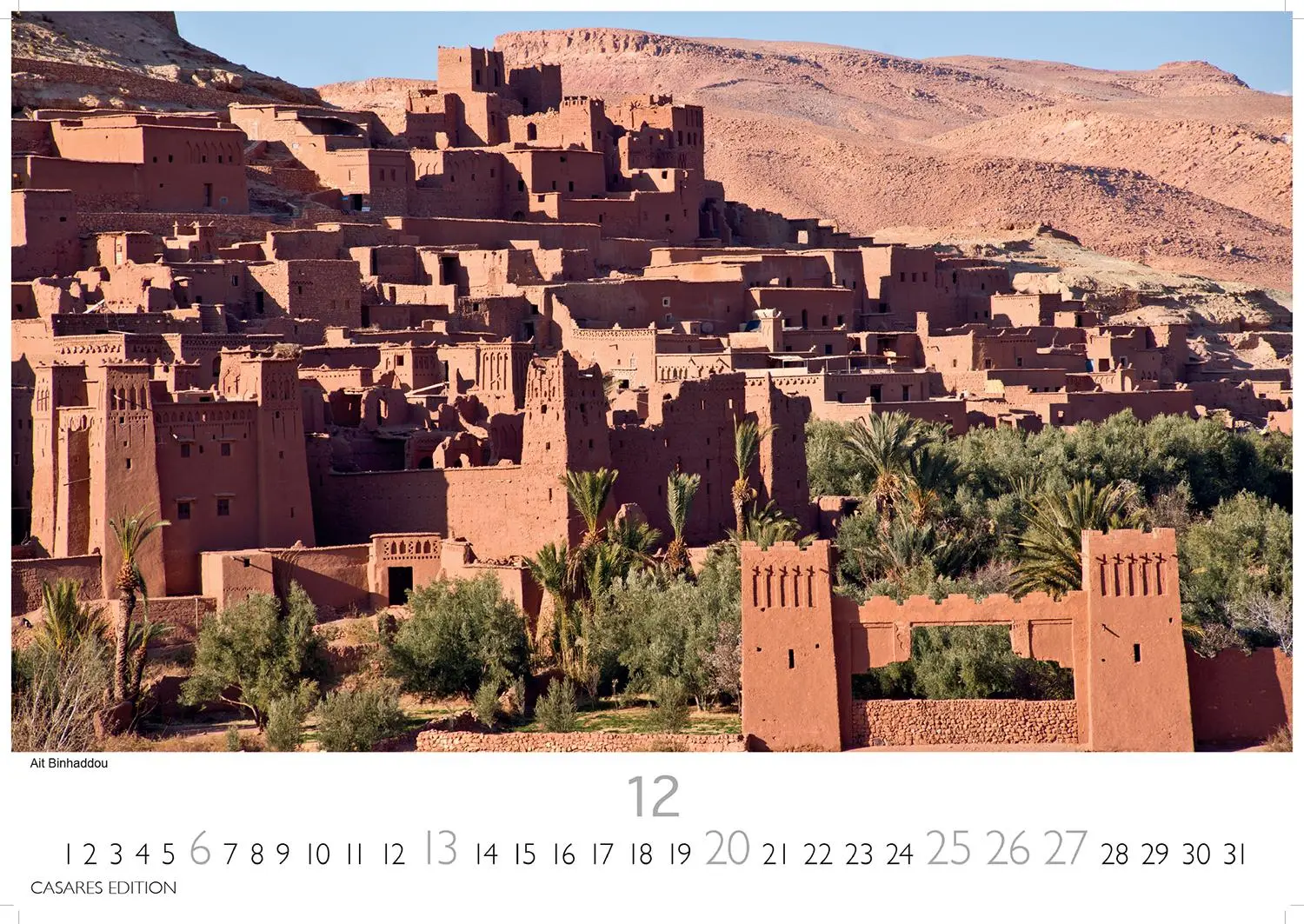 Bild: 9781835243787 | Marokko Kalender 2026 35x50 cm - Hochwertiger Wandkalender für das...