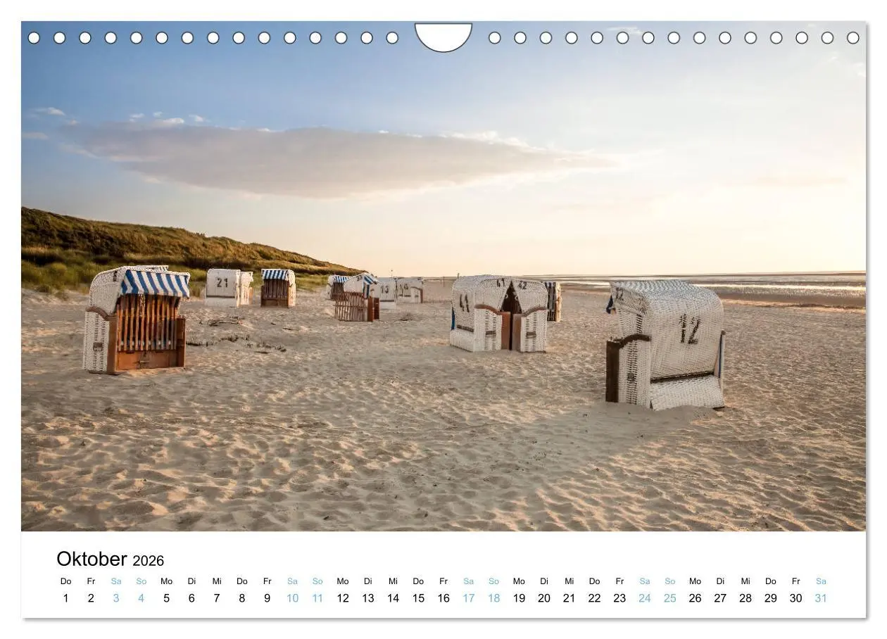 Bild: 9783457863787 | Lieblingsinsel Spiekeroog (Wandkalender 2026 DIN A4 quer), CALVENDO...