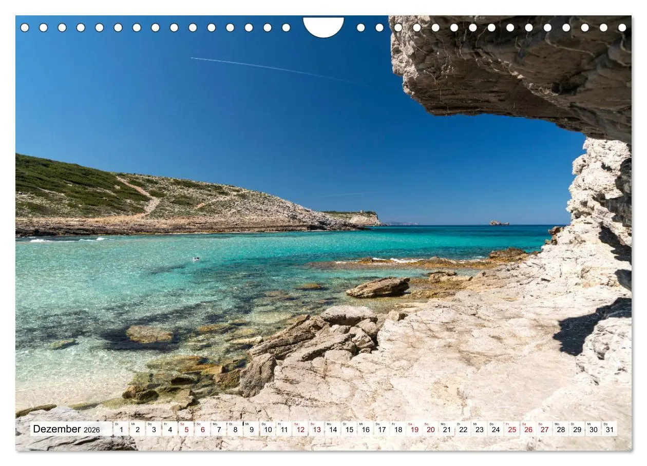Bild: 9783457933787 | Traumstrände auf Mallorca (Wandkalender 2026 DIN A4 quer), CALVENDO...