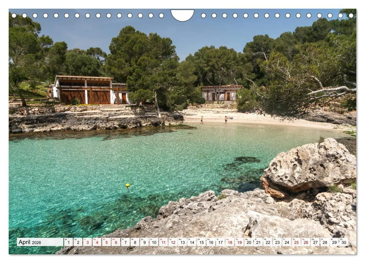 Bild: 9783457933787 | Traumstrände auf Mallorca (Wandkalender 2026 DIN A4 quer), CALVENDO...