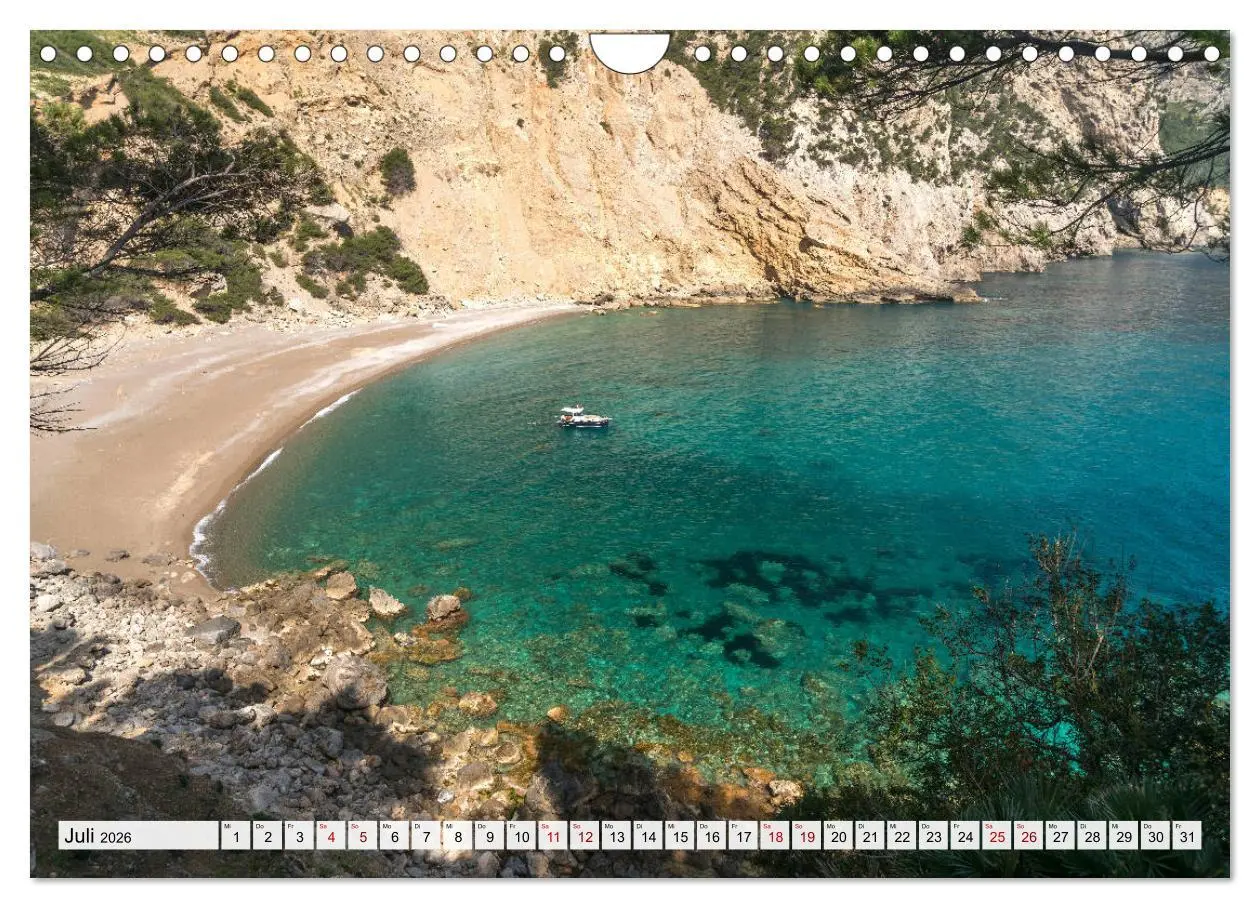 Bild: 9783457933787 | Traumstrände auf Mallorca (Wandkalender 2026 DIN A4 quer), CALVENDO...