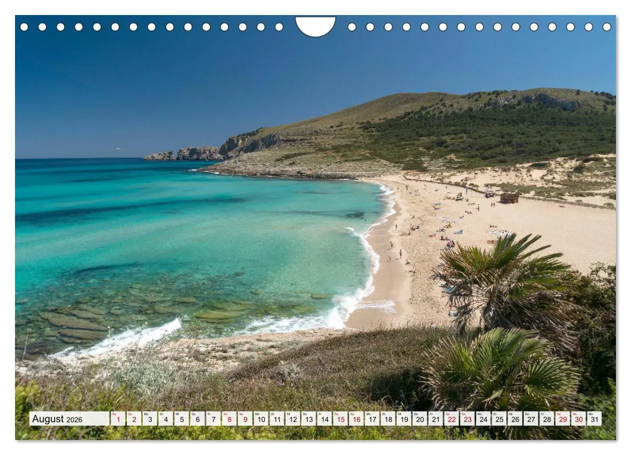 Bild: 9783457933787 | Traumstrände auf Mallorca (Wandkalender 2026 DIN A4 quer), CALVENDO...