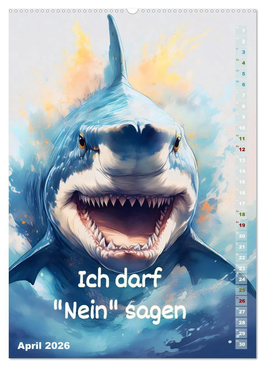 Bild: 9783516263787 | Ich bin stark - Ein tierischer Affirmationskalender (Wandkalender...