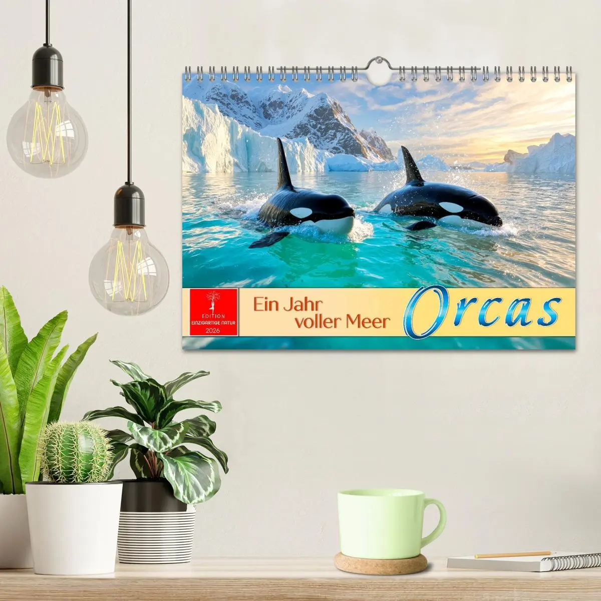 Bild: 9783516643787 | Orcas - ein Jahr voller Meer (Wandkalender 2026 DIN A4 quer),...