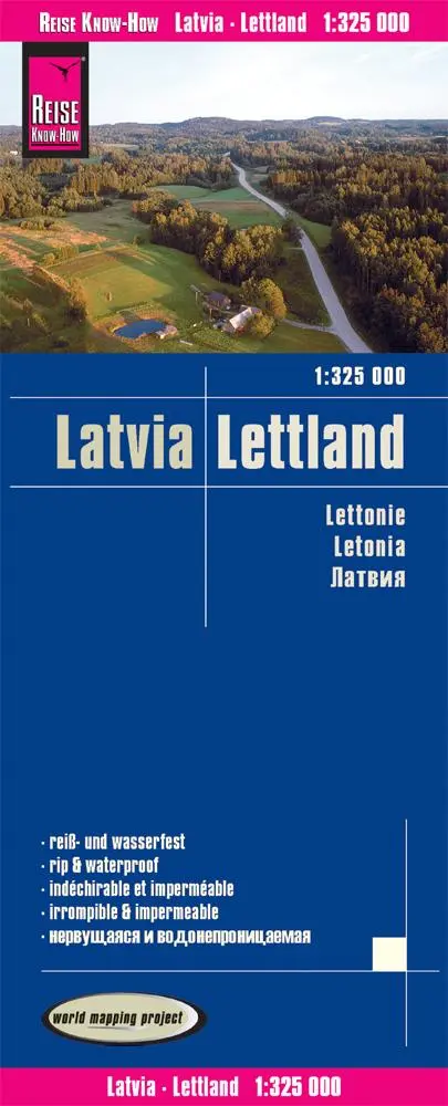 Cover: 9783831773787 | Reise Know-How Landkarte Lettland / Latvia 1:325.000 | Rump | 2 S.