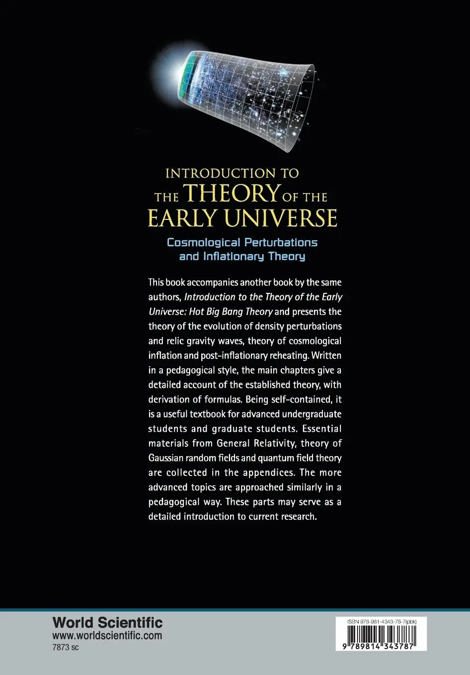 Rückseite: 9789814343787 | INTRO THEORY EARLY UNIVERSE | COSMO PERTUR | Gorbunov Dmitry S | Buch