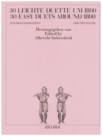 Cover: 9790204223787 | 30 leichte Duette um 1800 | Albrecht Imbescheid | Buch