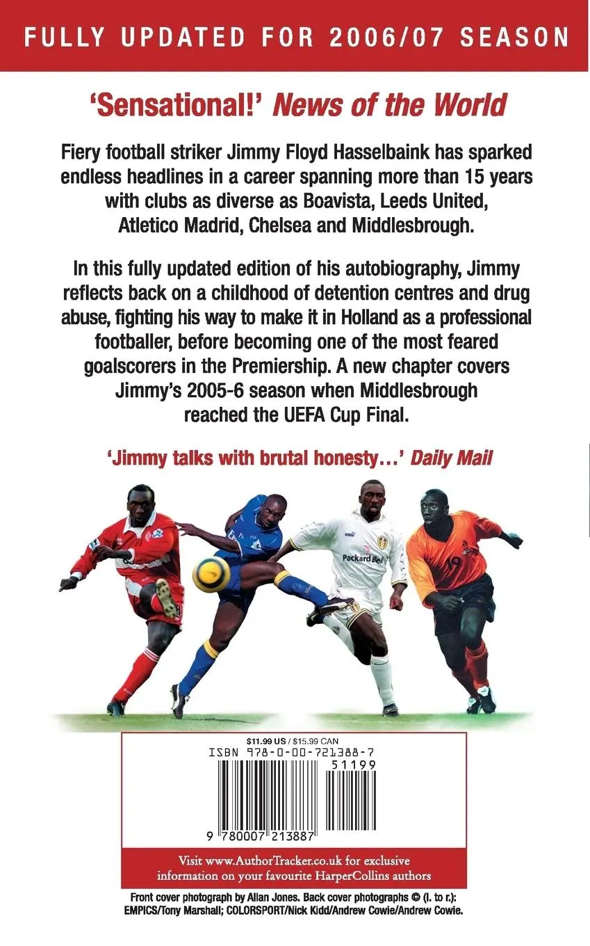 Rückseite: 9780007213887 | Jimmy | The Autobiography of Jimmy Floyd Hasselbaink | Hasselbaink