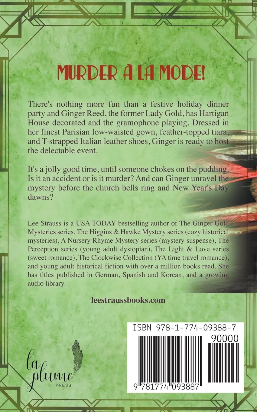 Rückseite: 9781774093887 | Murder by Plum Pudding | Lee Strauss | Taschenbuch | Englisch | 2023