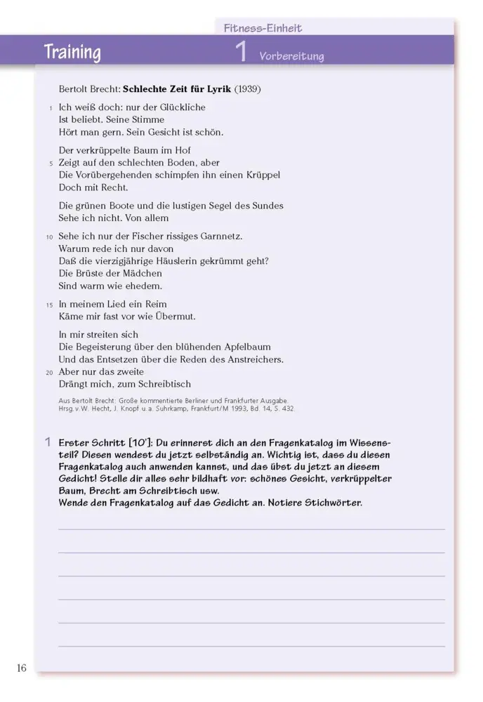 Bild: 9783129303887 | Analysieren und Interpretieren: Lyrik | Klaus Schenck | Taschenbuch