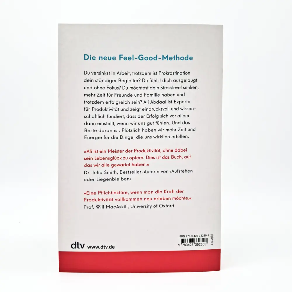 Bild: 9783423263887 | Feel-Good Productivity | Ali Abdaal | Taschenbuch | 272 S. | Deutsch