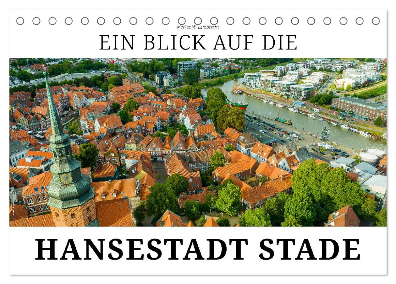 Cover: 9783457543887 | Ein Blick auf die Hansestadt Stade (Tischkalender 2026 DIN A5...