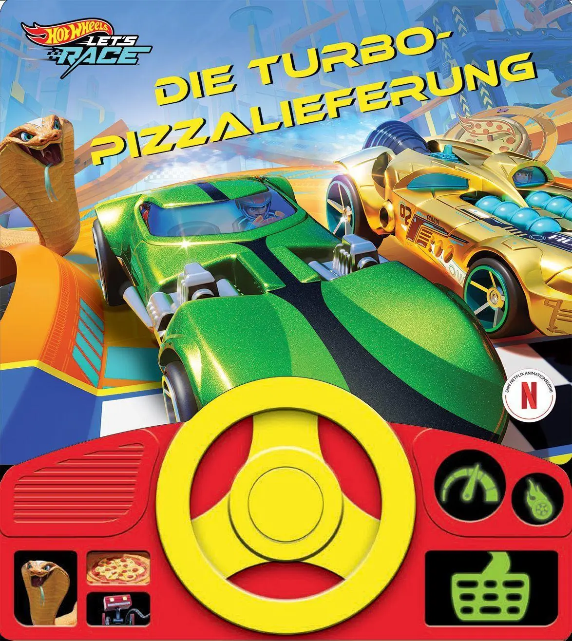 Cover: 9798384603887 | Hot Wheels Let's Race - Die Turbo-Pizzalieferung - Soundbuch -...