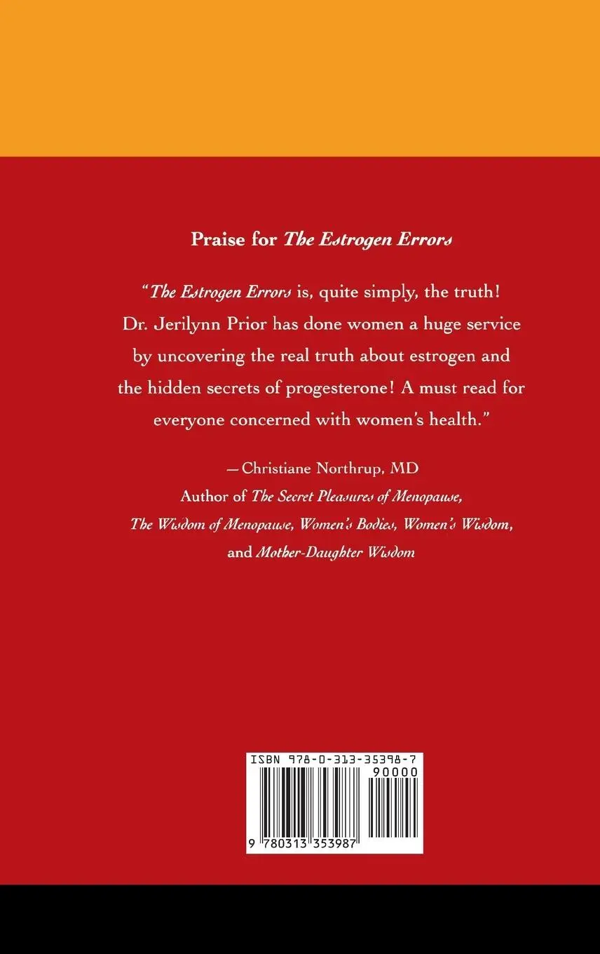 Rückseite: 9780313353987 | The Estrogen Errors | Why Progesterone Is Better for Women's Health