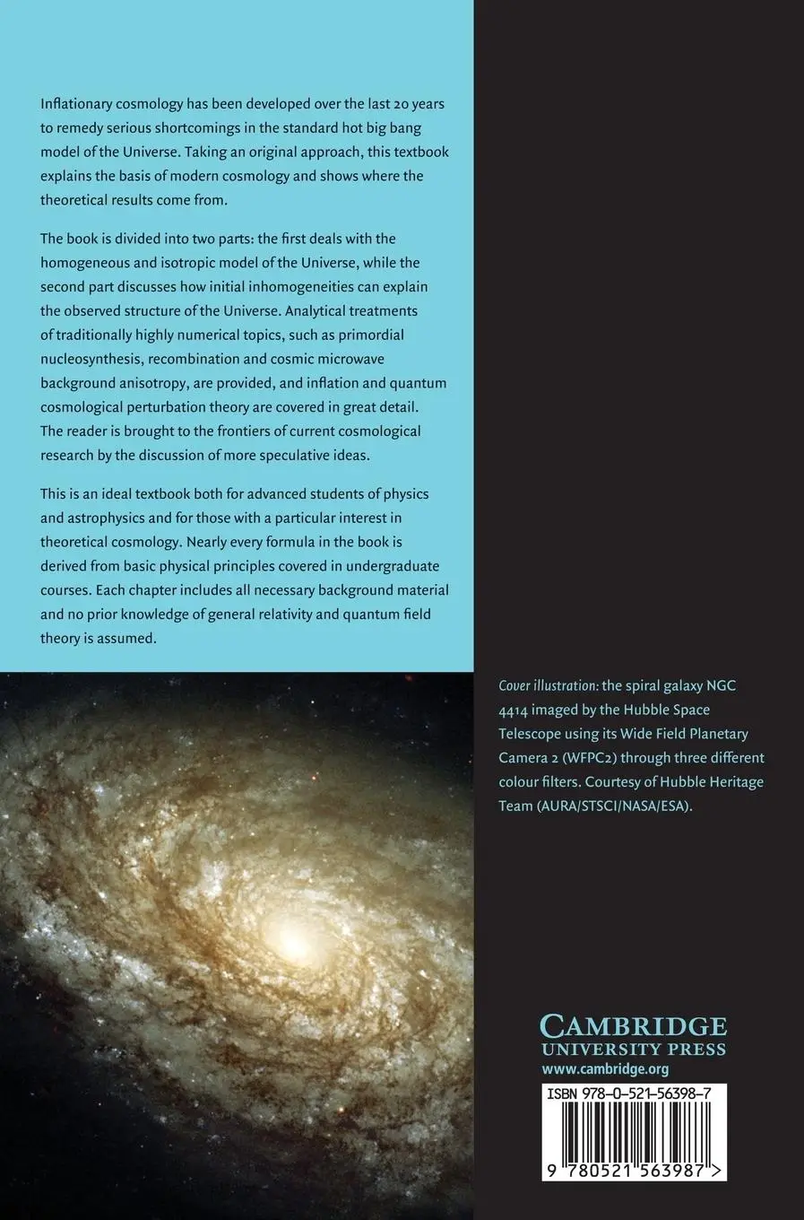Rückseite: 9780521563987 | Physical Foundations of Cosmology | Viatcehslav Mukhanov (u. a.)