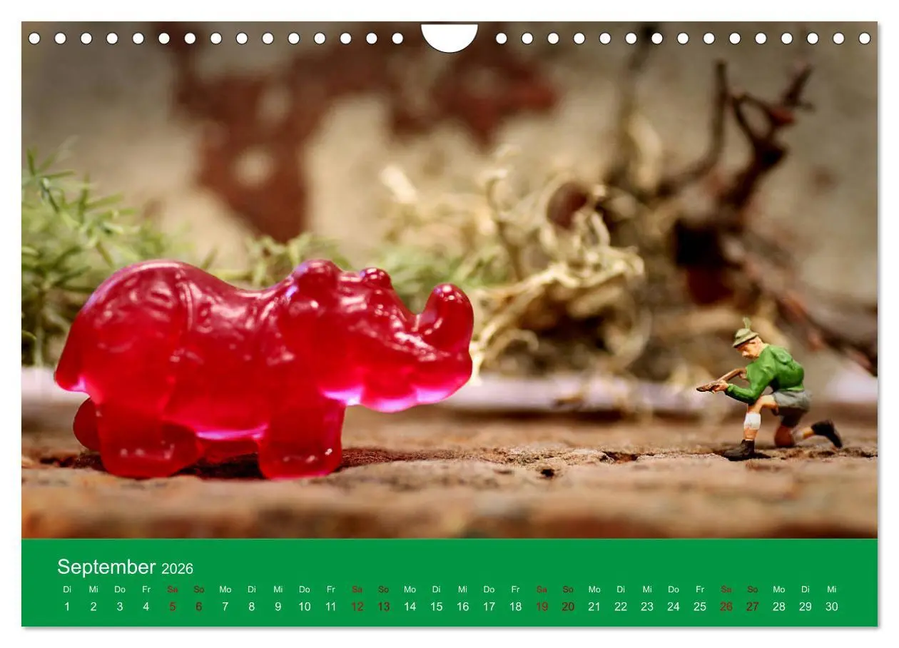 Bild: 9783457843987 | Miniaturen - Klein ganz groß (Wandkalender 2026 DIN A4 quer),...
