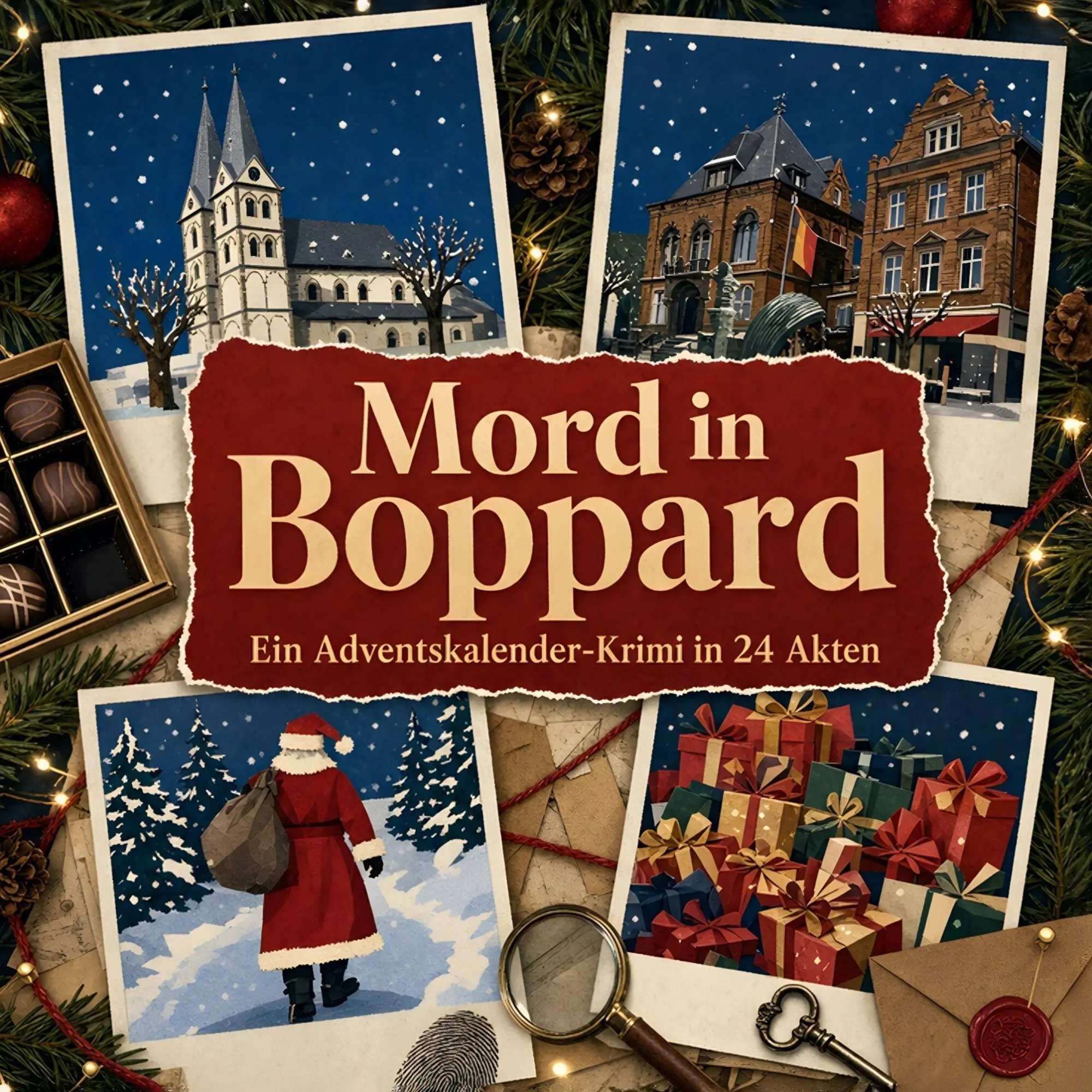 Cover: 9783696123987 | Mord in Boppard | Ein Adventskalender-Krimi in 24 Akten | Zimmermann