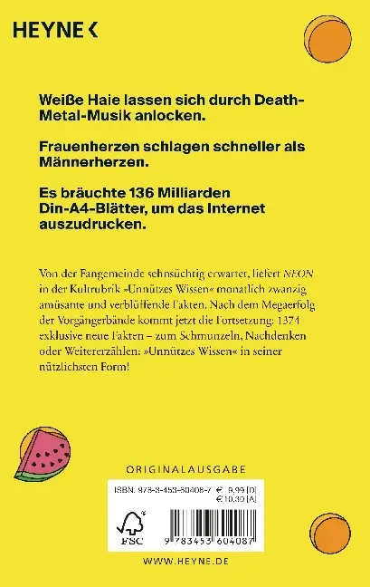 Bild: 9783453604087 | Unnützes Wissen. Bd.5 | NEON | Taschenbuch | 192 S. | Deutsch | 2016