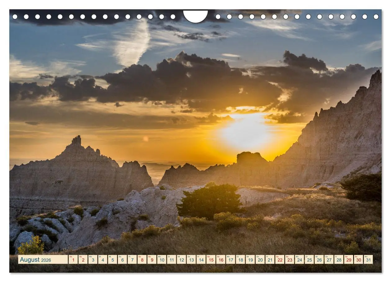 Bild: 9783457354087 | Wyoming, South Dakota Colorado (Wandkalender 2026 DIN A4 quer),...