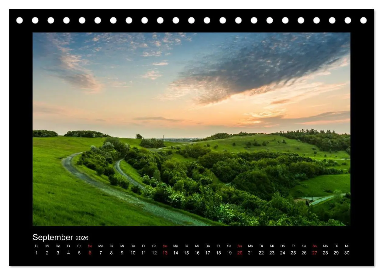 Bild: 9783457974087 | Berge und Täler im Ruhrgebiet (Tischkalender 2026 DIN A5 quer),...