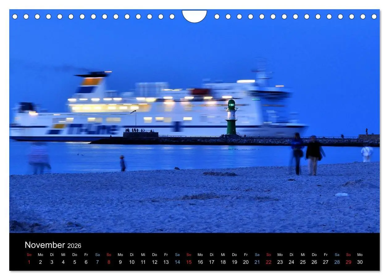 Bild: 9783516134087 | Warnemünde - Maritime Landschaften (Wandkalender 2026 DIN A4 quer),...