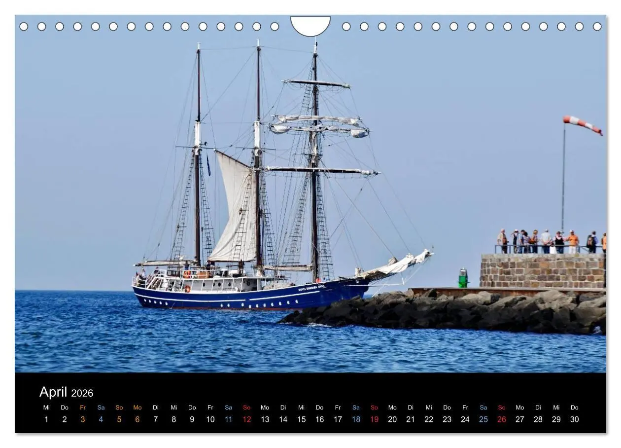 Bild: 9783516134087 | Warnemünde - Maritime Landschaften (Wandkalender 2026 DIN A4 quer),...