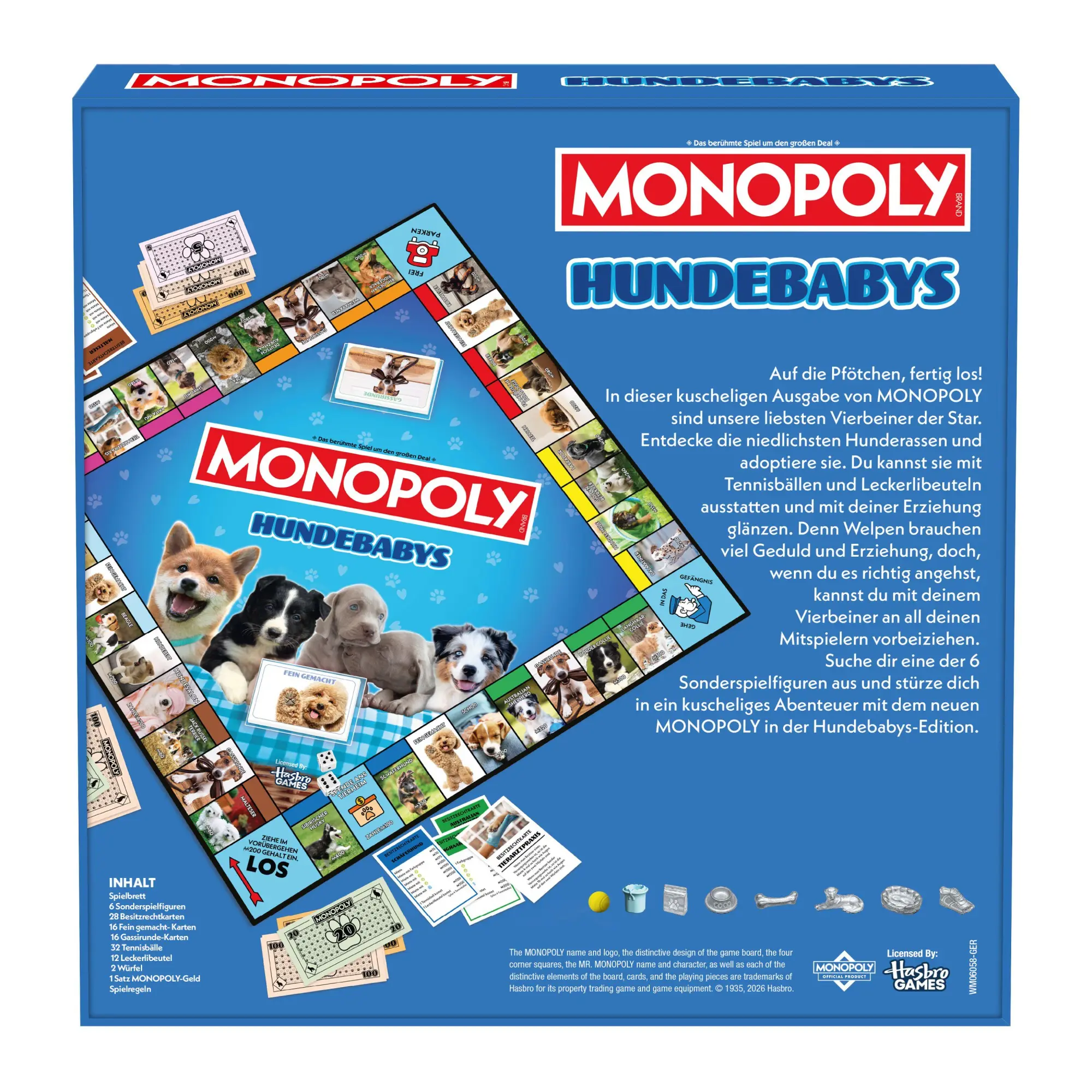 Bild: 5036905064187 | Monopoly Hundebabies | Spiel | Deutsch | 2026 | Winning Moves