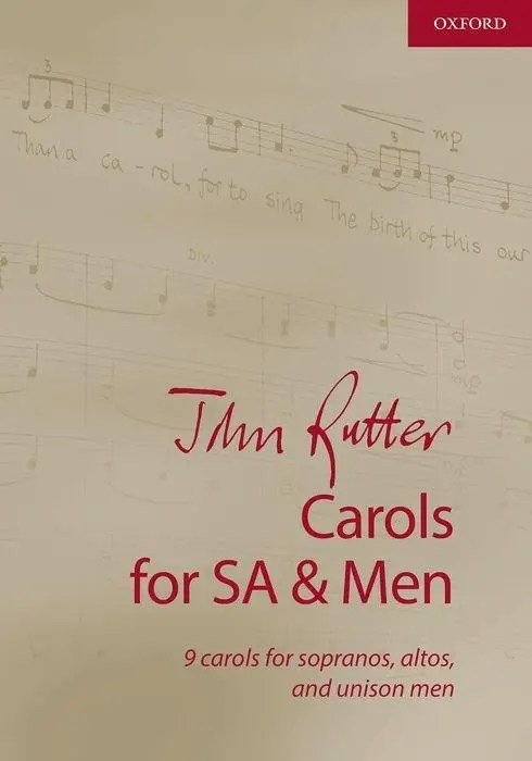 Cover: 9780193524187 | Carols For SA And Men | 9 carols for sopranos, altos, and unison men