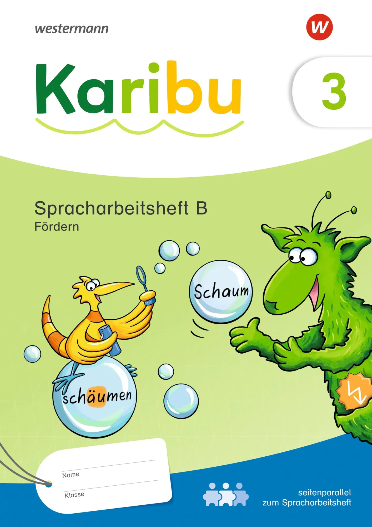 Cover: 9783141294187 | Karibu. Spracharbeitsheft Fördern 3 B | Ausgabe 2024 | Bader | Buch
