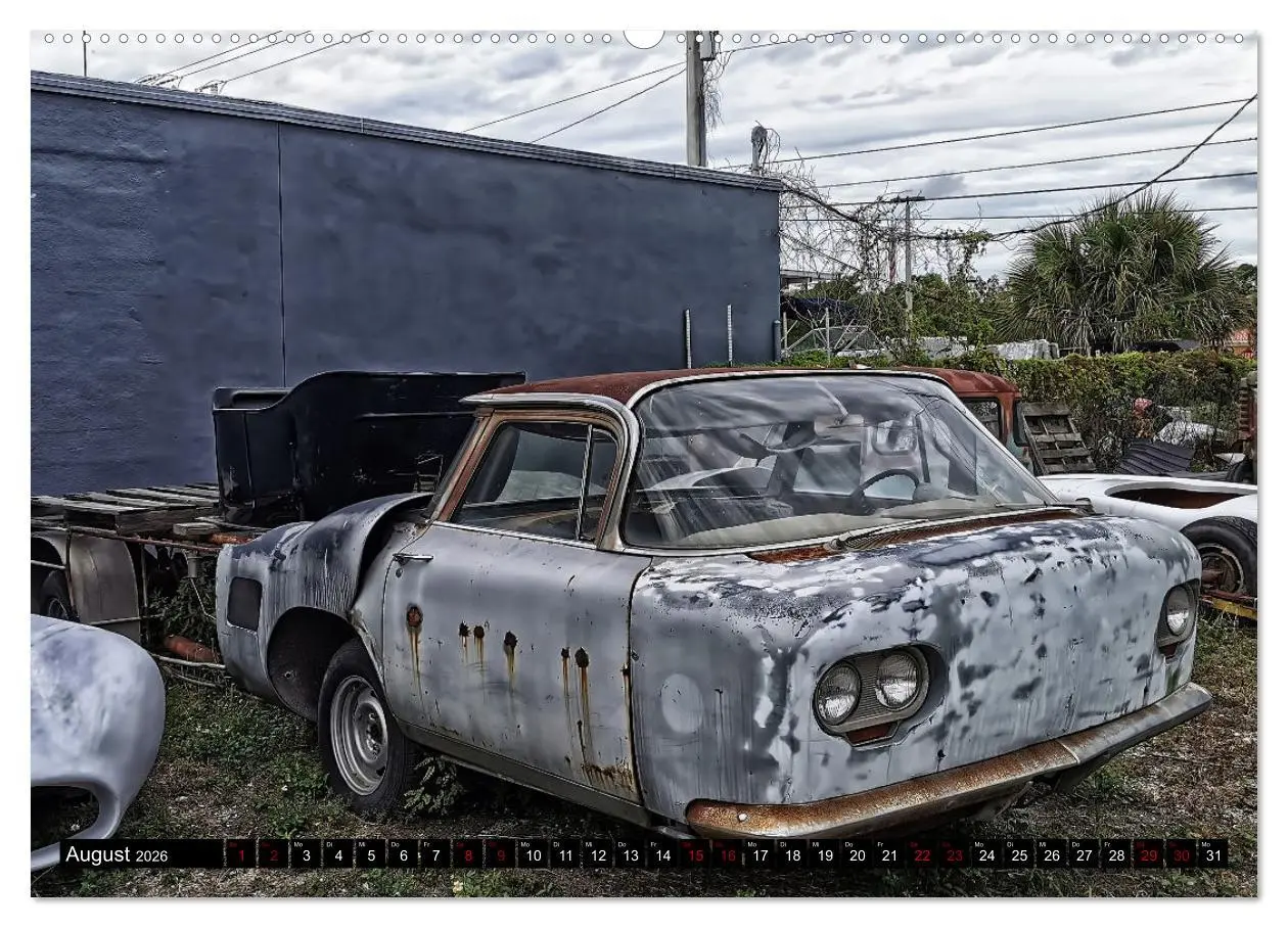 Bild: 9783457414187 | Florida Junk Cars (hochwertiger Premium Wandkalender 2026 DIN A2...