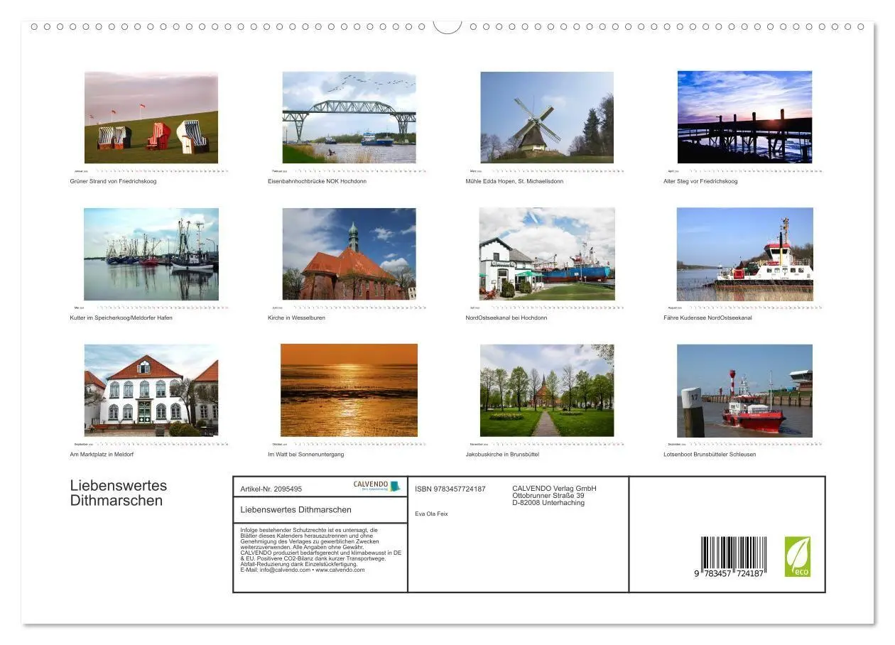 Bild: 9783457724187 | Liebenswertes Dithmarschen (hochwertiger Premium Wandkalender 2026...