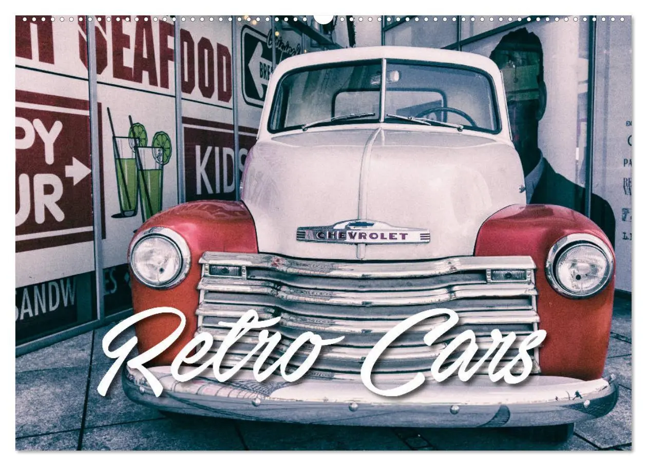 Cover: 9783457894187 | Retro Cars (Wandkalender 2026 DIN A2 quer), CALVENDO Monatskalender
