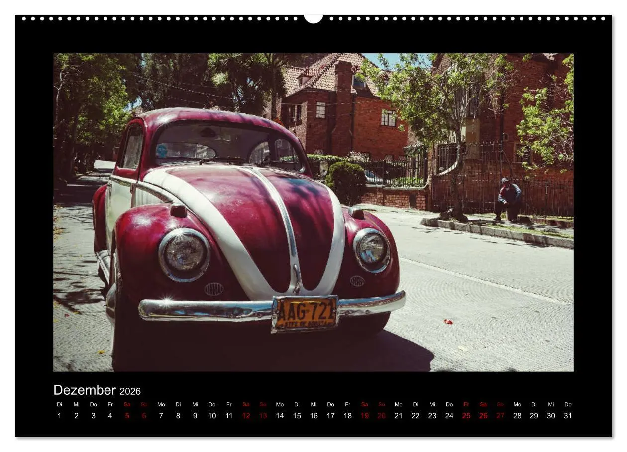 Bild: 9783457894187 | Retro Cars (Wandkalender 2026 DIN A2 quer), CALVENDO Monatskalender