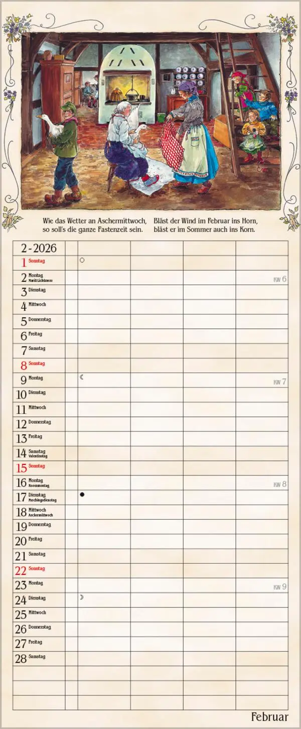 Bild: 9783731884187 | Bauernkalender 2026 | Verlag Korsch | Kalender | 14 S. | Deutsch