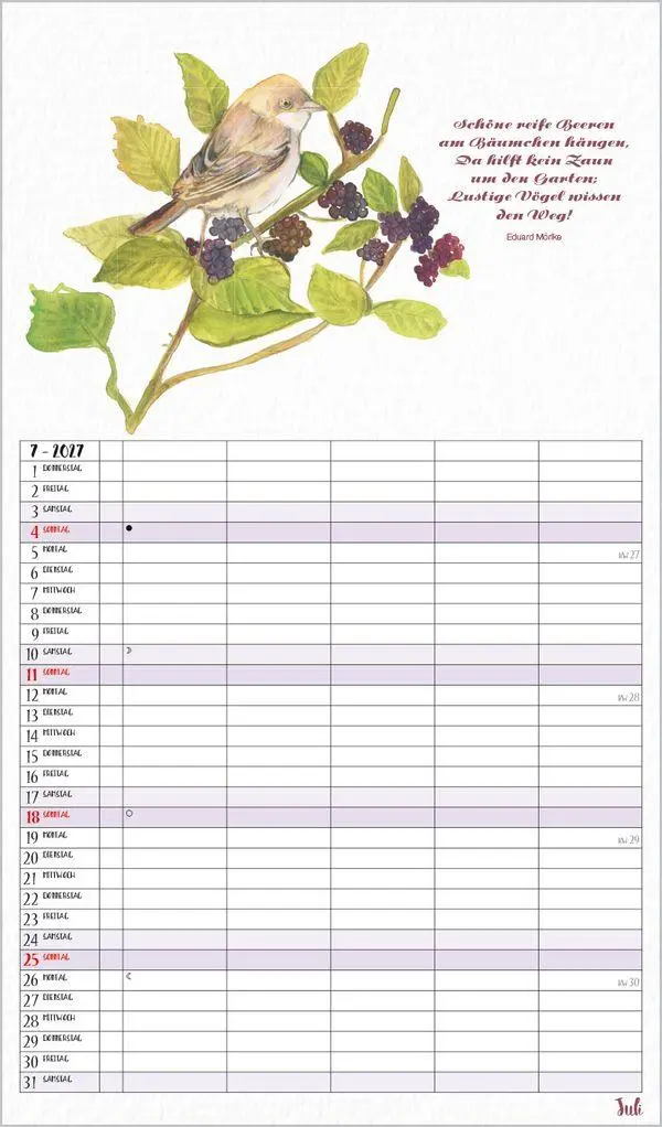 Bild: 9783819304187 | NaturLiebe 2027 | Verlag Korsch | Kalender | 14 S. | Deutsch | 2027