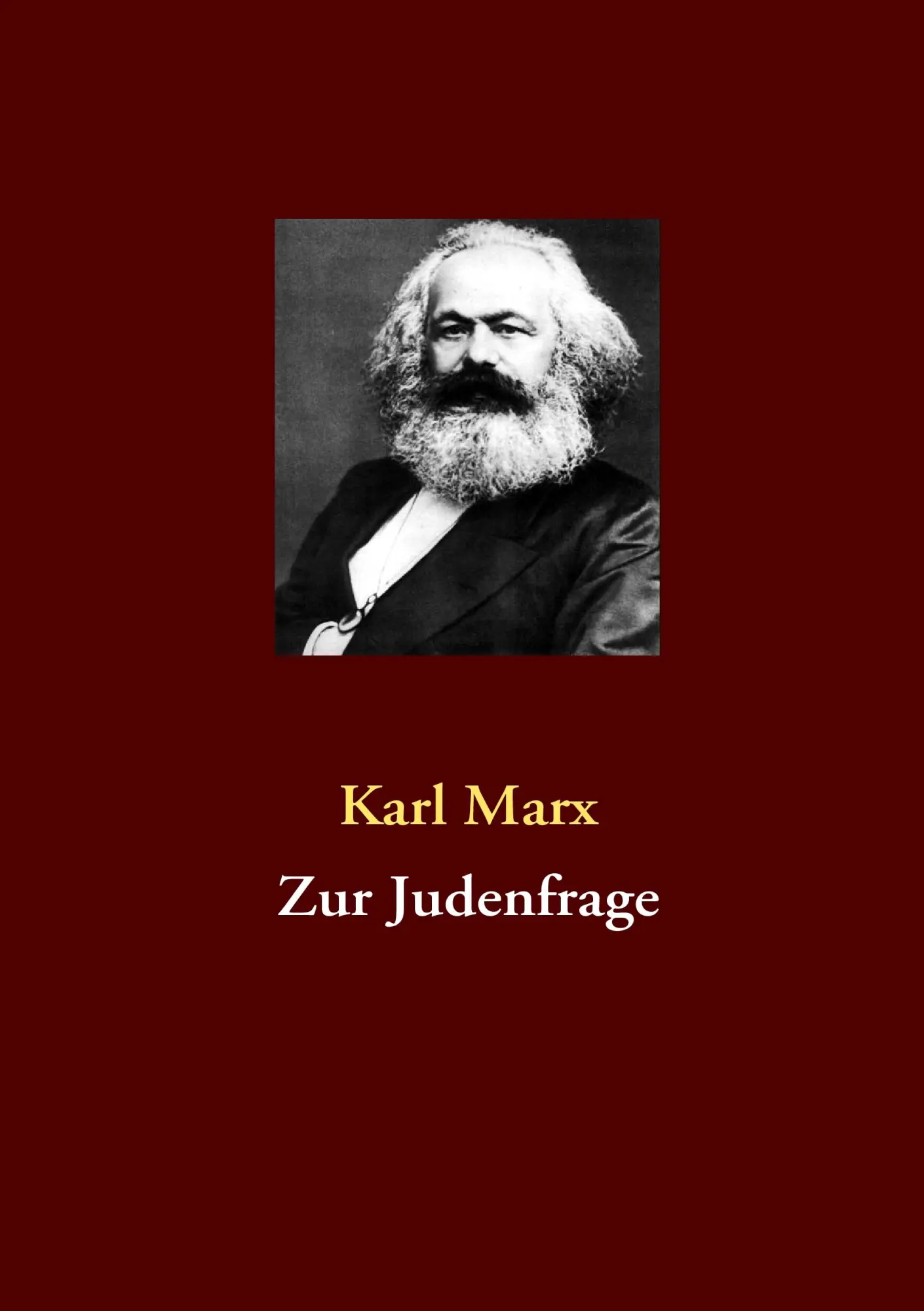Cover: 9783839104187 | Zur Judenfrage | Karl Marx | Taschenbuch | 176 S. | Deutsch | 2009