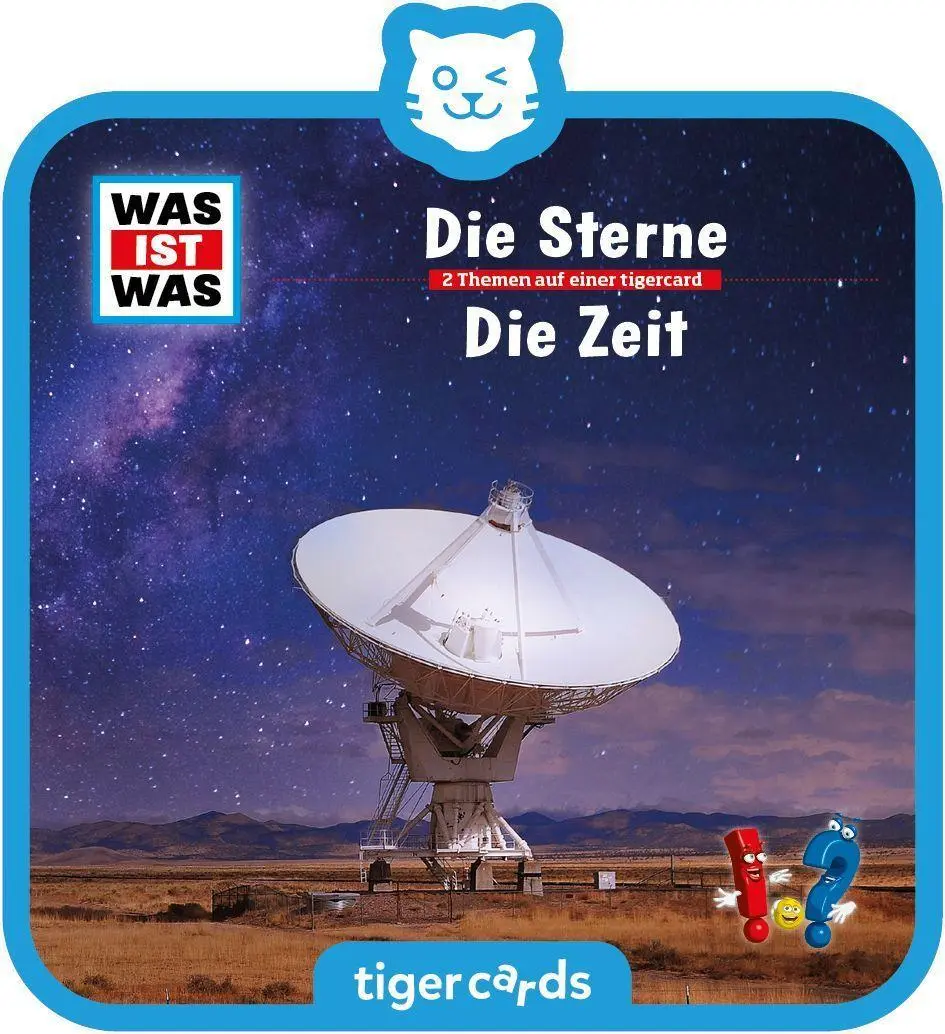 Cover: 4260535484287 | tigercard - WAS IST WAS - Die Sterne/ Die Zeit | Deutsch | 2021