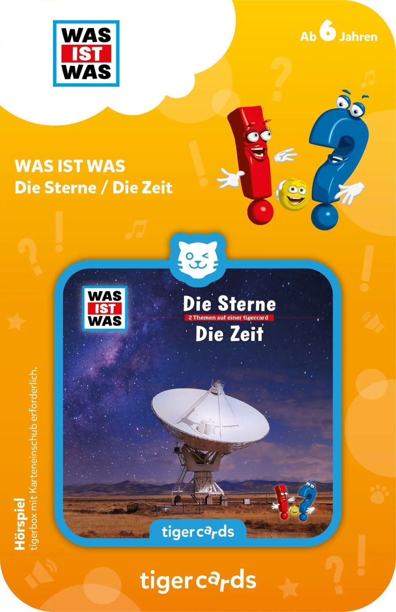 Bild: 4260535484287 | tigercard - WAS IST WAS - Die Sterne/ Die Zeit | Deutsch | 2021