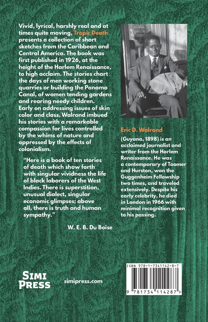 Rückseite: 9781734114287 | Tropic Death | Eric Walrond | Taschenbuch | Englisch | 2022