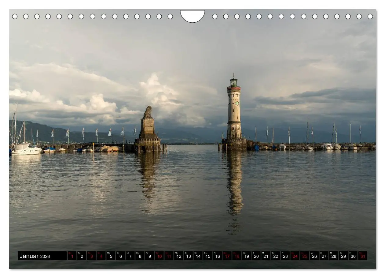 Bild: 9783457884287 | Lindau am Bodensee (Wandkalender 2026 DIN A4 quer), CALVENDO...