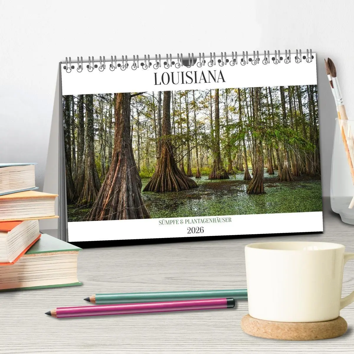 Bild: 9783516734287 | Louisiana - Sümpfe und Plantagenhäuser (Tischkalender 2026 DIN A5...