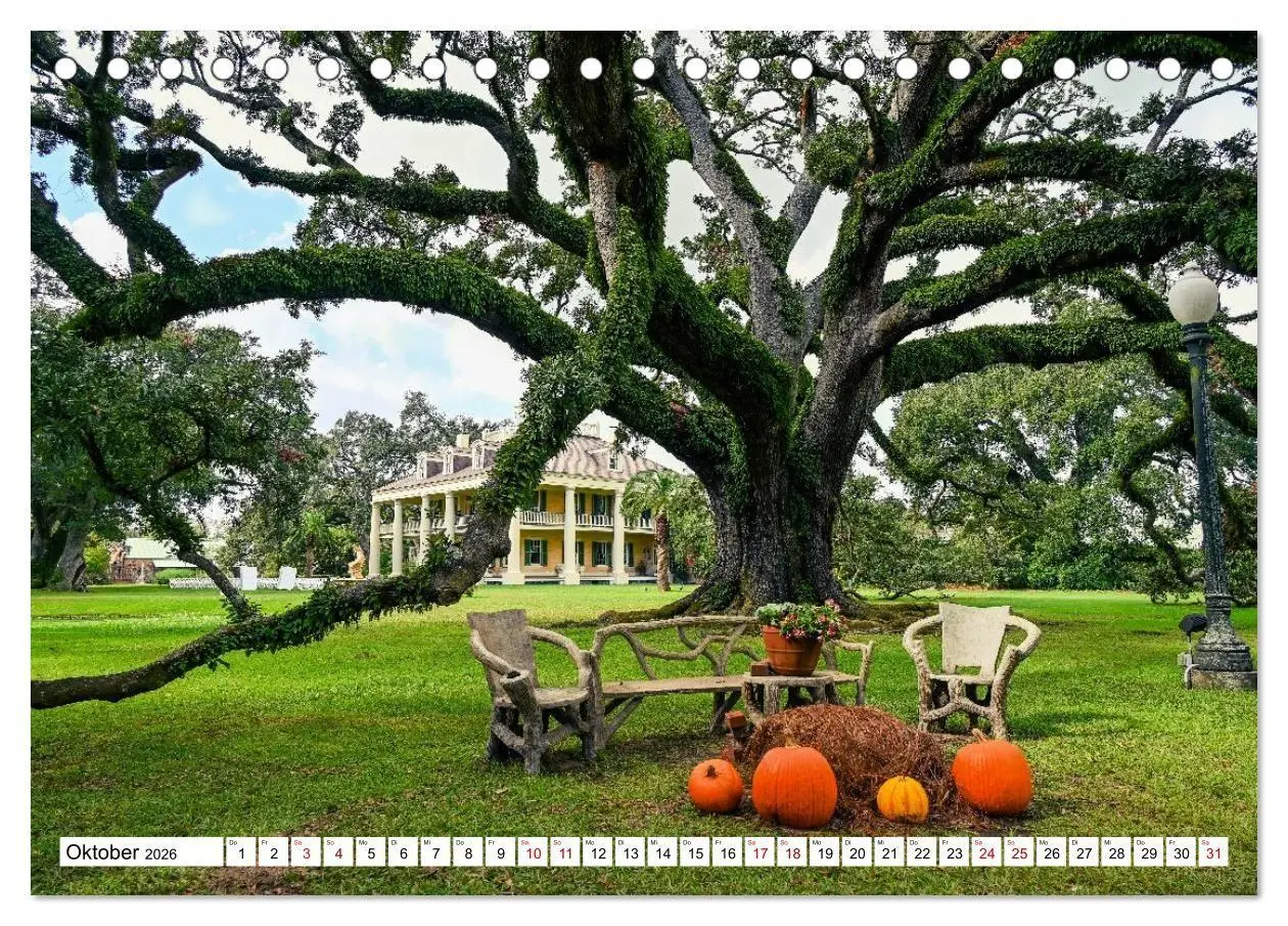 Bild: 9783516734287 | Louisiana - Sümpfe und Plantagenhäuser (Tischkalender 2026 DIN A5...
