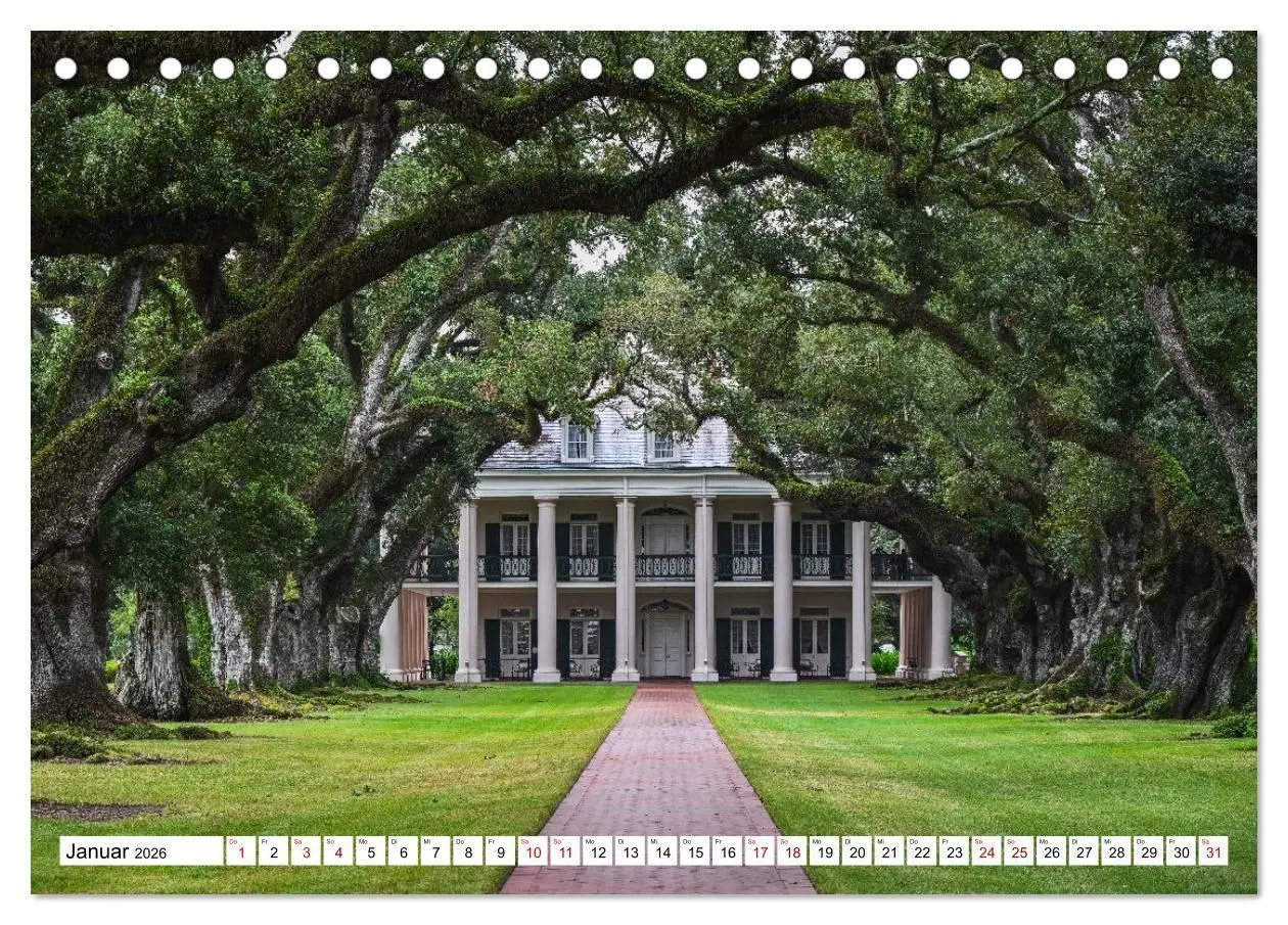Bild: 9783516734287 | Louisiana - Sümpfe und Plantagenhäuser (Tischkalender 2026 DIN A5...