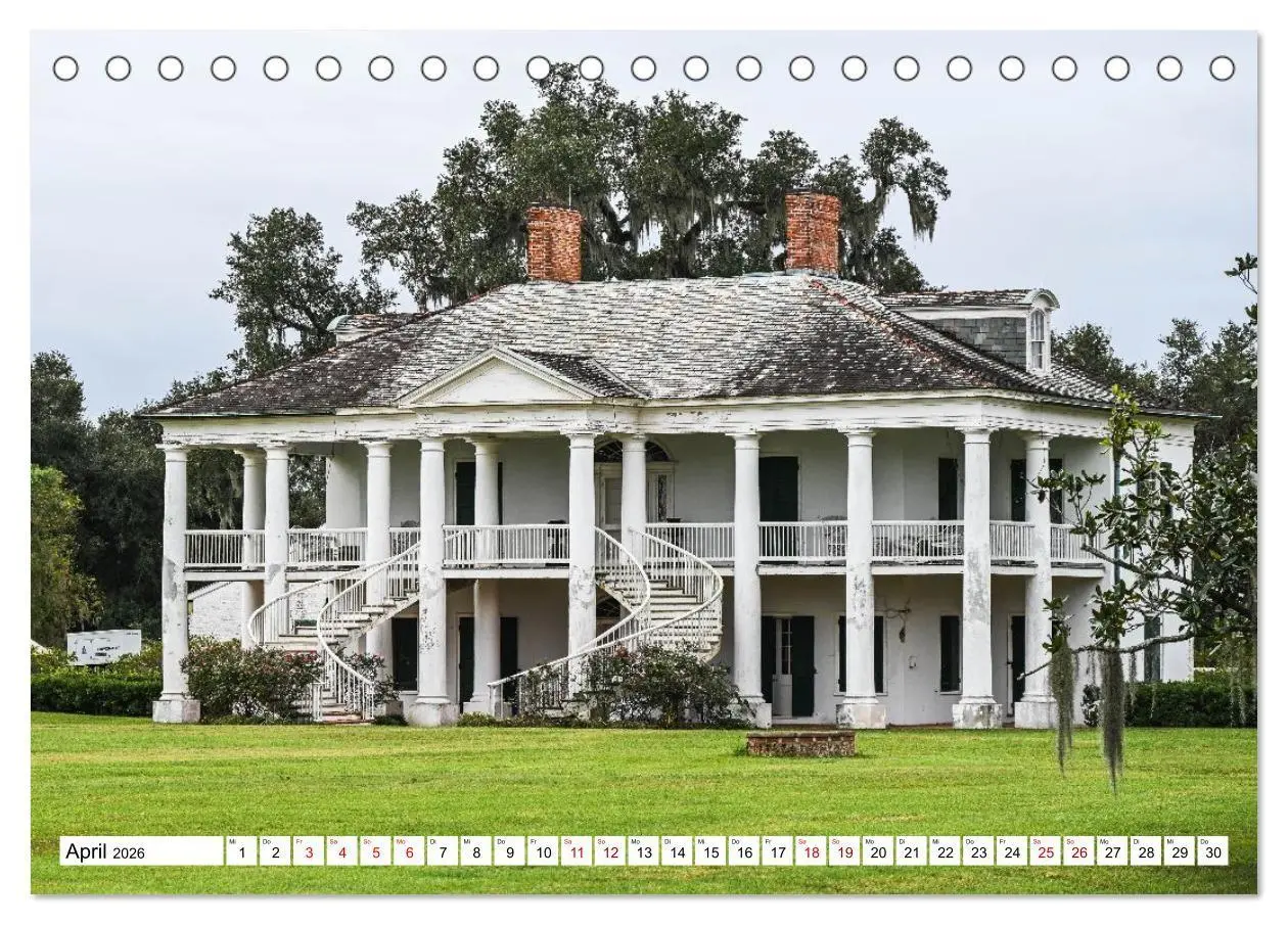 Bild: 9783516734287 | Louisiana - Sümpfe und Plantagenhäuser (Tischkalender 2026 DIN A5...