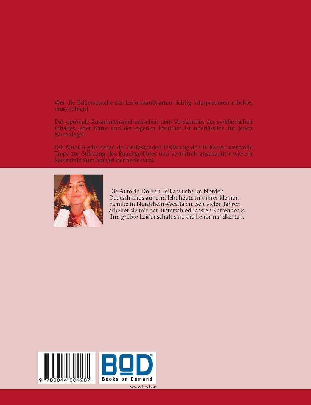 Rückseite: 9783844804287 | Herzenssache Lenormand | Doreen Feike | Taschenbuch | 100 S. | Deutsch