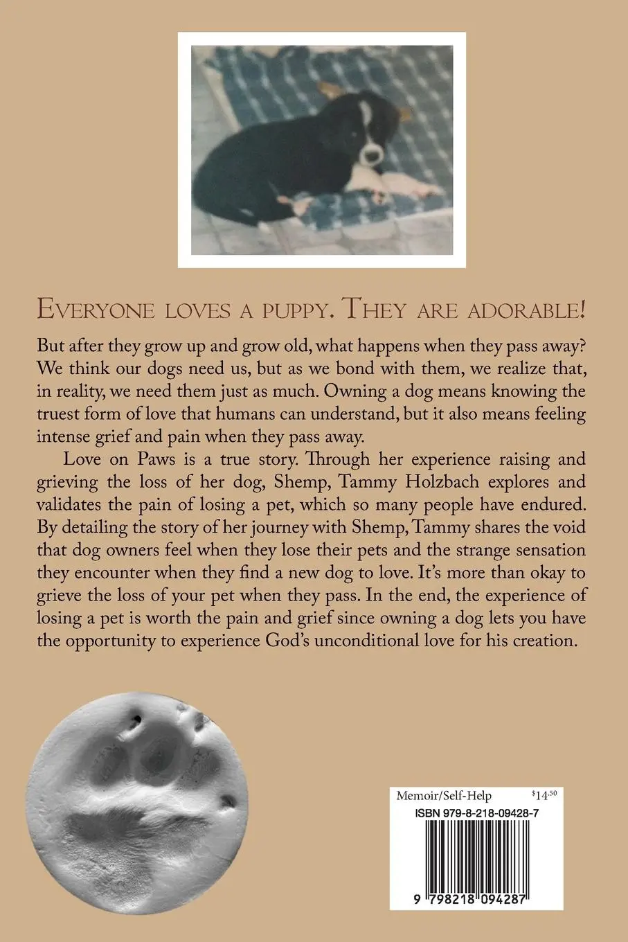 Rückseite: 9798218094287 | Love on Paws | Tammy Holzbach | Taschenbuch | Englisch | 2022